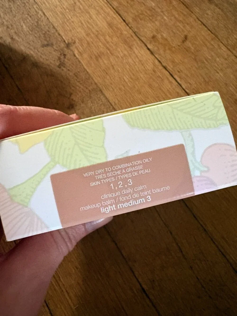Clinique Daily Calm Makeup Balm Foundation Shade Light Medium 3